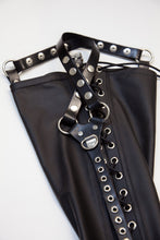 Load image into Gallery viewer, Black Gwendoline Lacing Armbinder / Monoglove