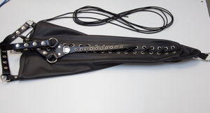 Black Gwendoline Lacing Armbinder / Monoglove