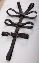 Load image into Gallery viewer, 5 Point Leather Body Harness
